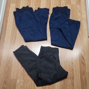 Cherokee Joggers for Men Modern Fit Scrub Pant with Drawstring Waistband Large